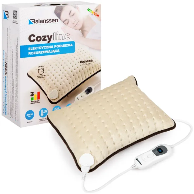 Balanssen CozyLine coussin chauffant électrique 40 x 30 cm