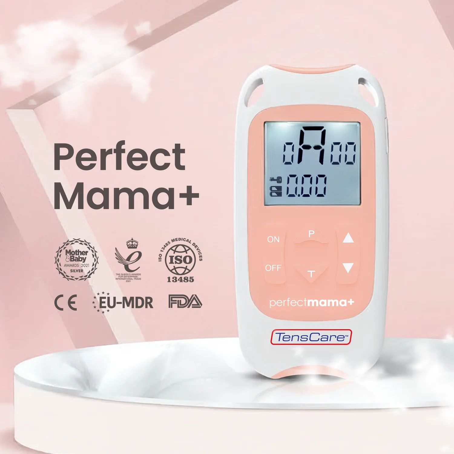 TensCare Perfect Mama+ appareil TENS accouchement minuteur sans médicament
