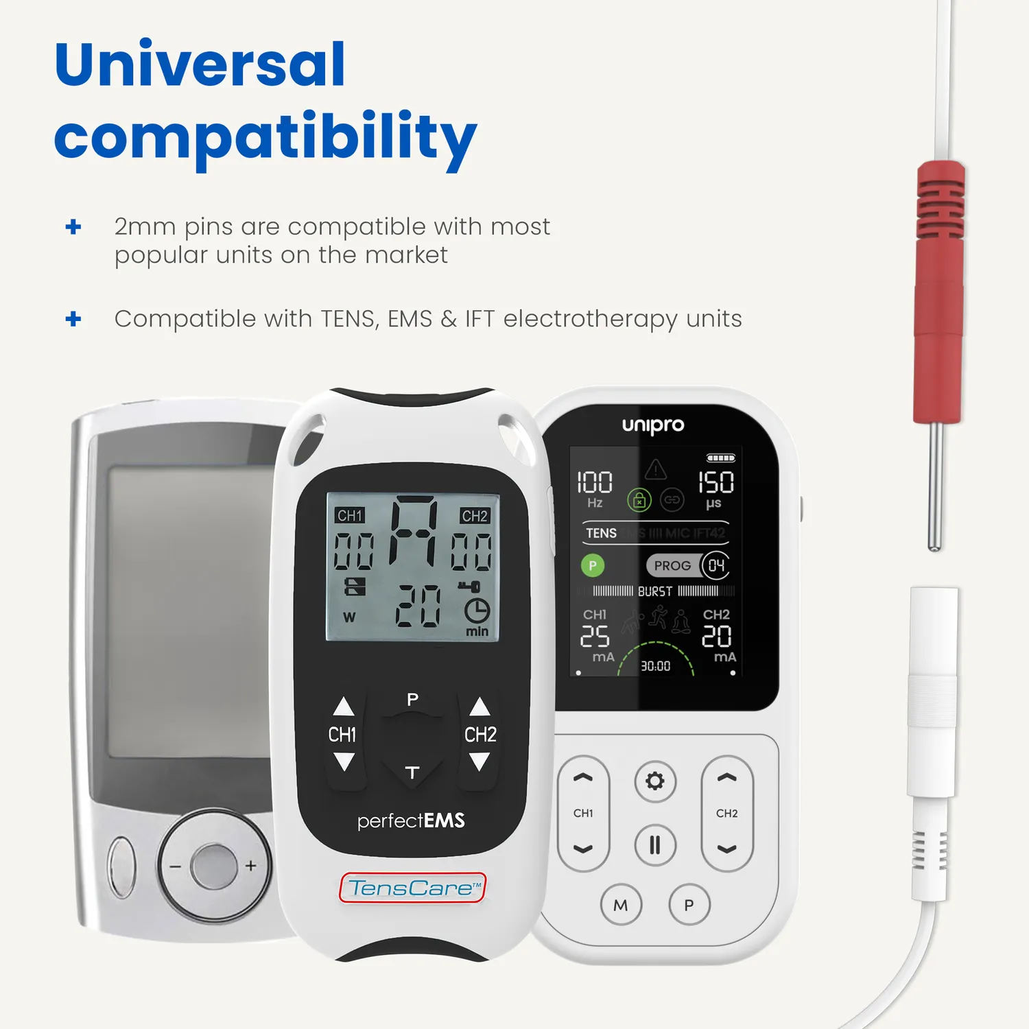 TensCare Ailment-Specific TENS & EMS Electrodes cervicales adhésives