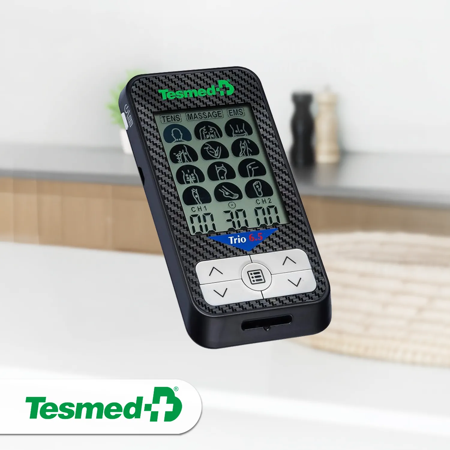 TESMED Trio 6.5 électrostimulateur 36 programmes rechargeable