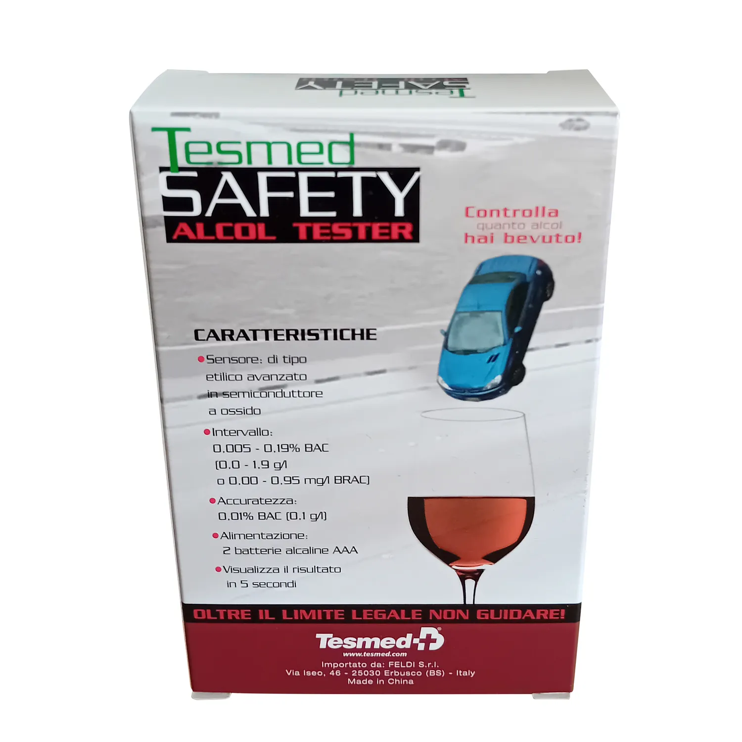 TESMED Safety testeur d'alcool réutilisable fiable