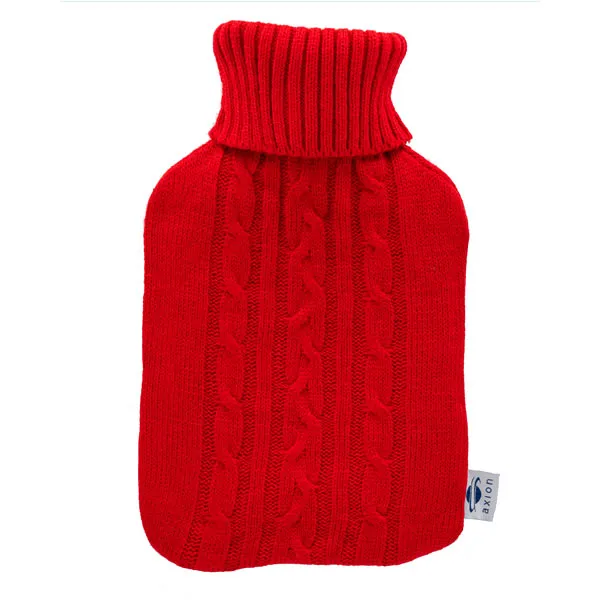 axion bouillotte avec housse tricot 33x20 cm