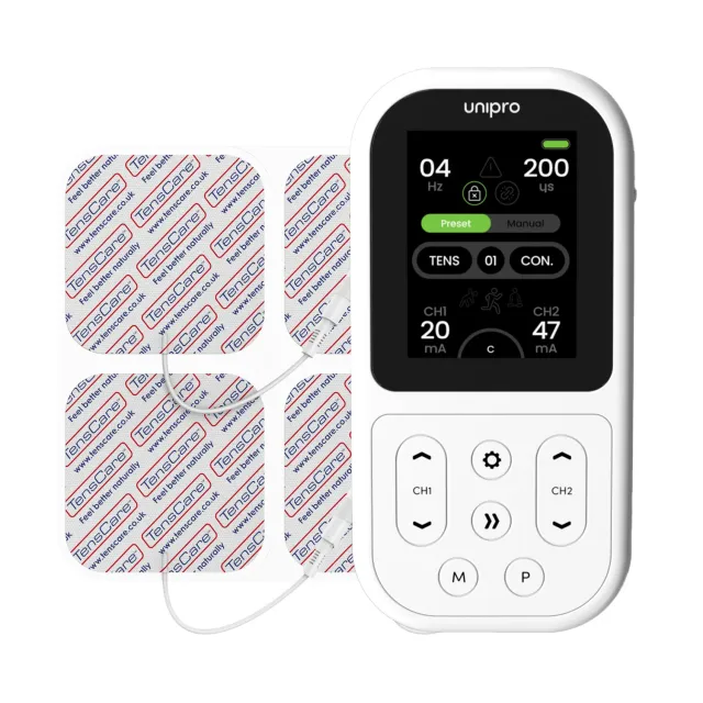 TensCare Unipro appareil électrothérapie TENS EMS rechargeable
