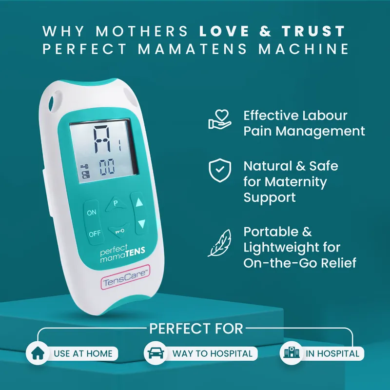TensCare Perfect mamaTENS appareil TENS accouchement sans médicament