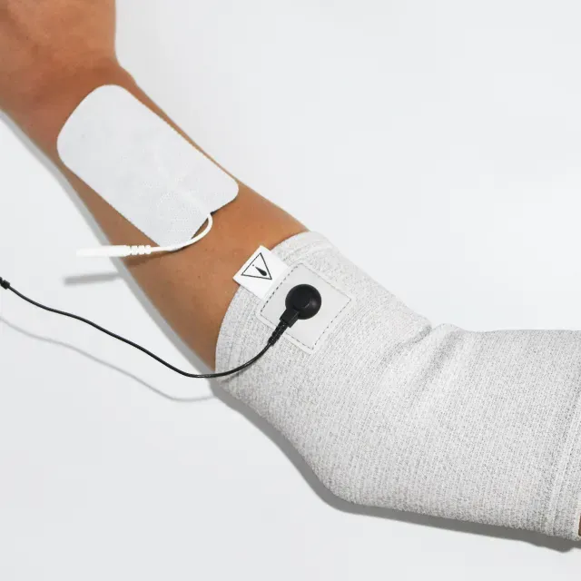 Balanssen Bande Coude Électrostimulation TENS avec Électrode