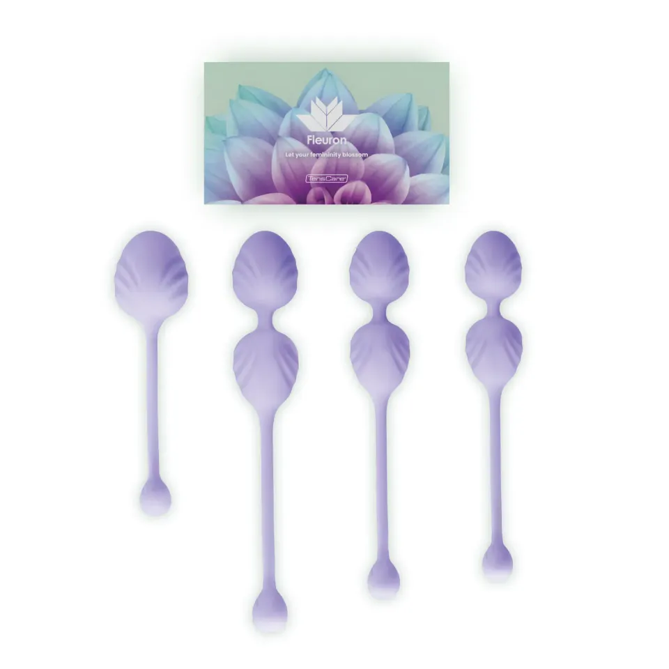 TensCare Fleuron boules périnéales 4 poids en silicone