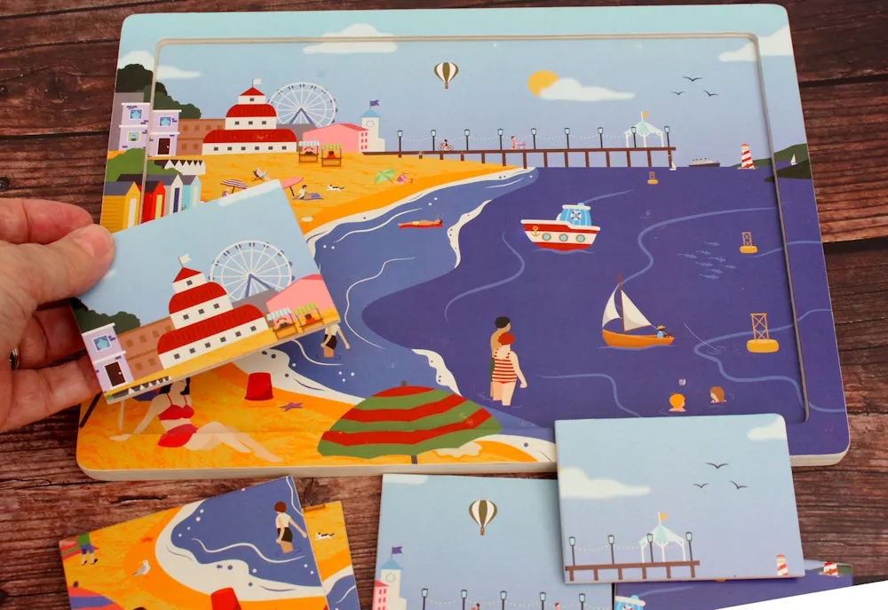 TensCare Sentimental Seaside puzzle en bois pour démence