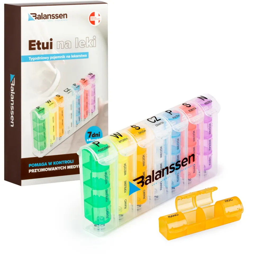 Balanssen pilulier hebdomadaire 7 jours 4 prises