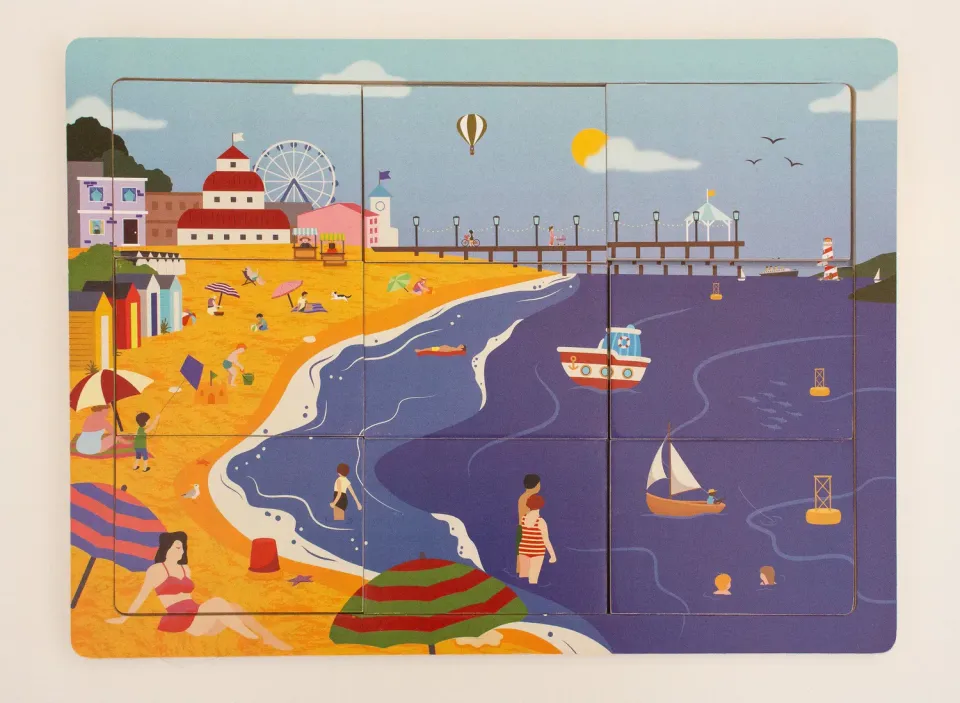 TensCare Sentimental Seaside puzzle en bois pour démence