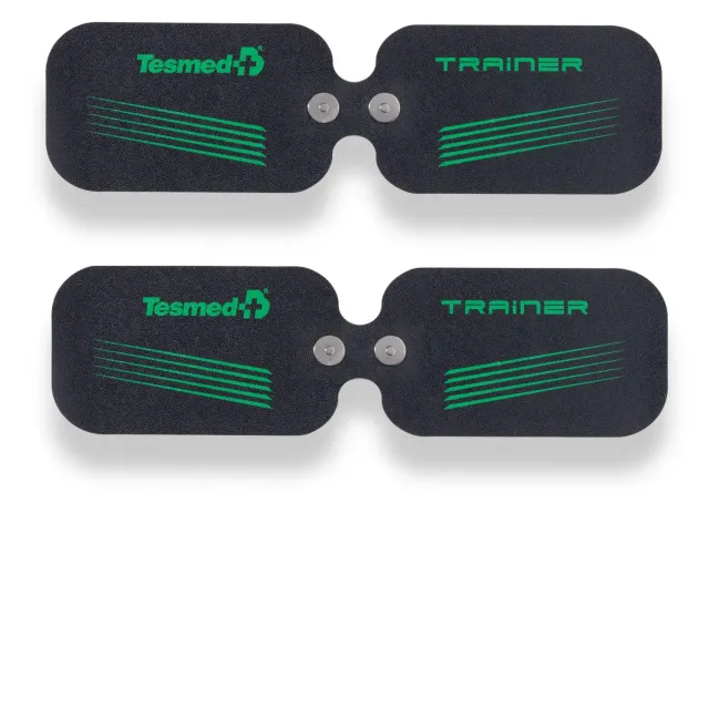 TESMED TRAINER électrodes électrostimulateur 2 plaques gélifiées
