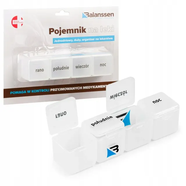 Balanssen pilulier journalier 4 cases 12,5 cm
