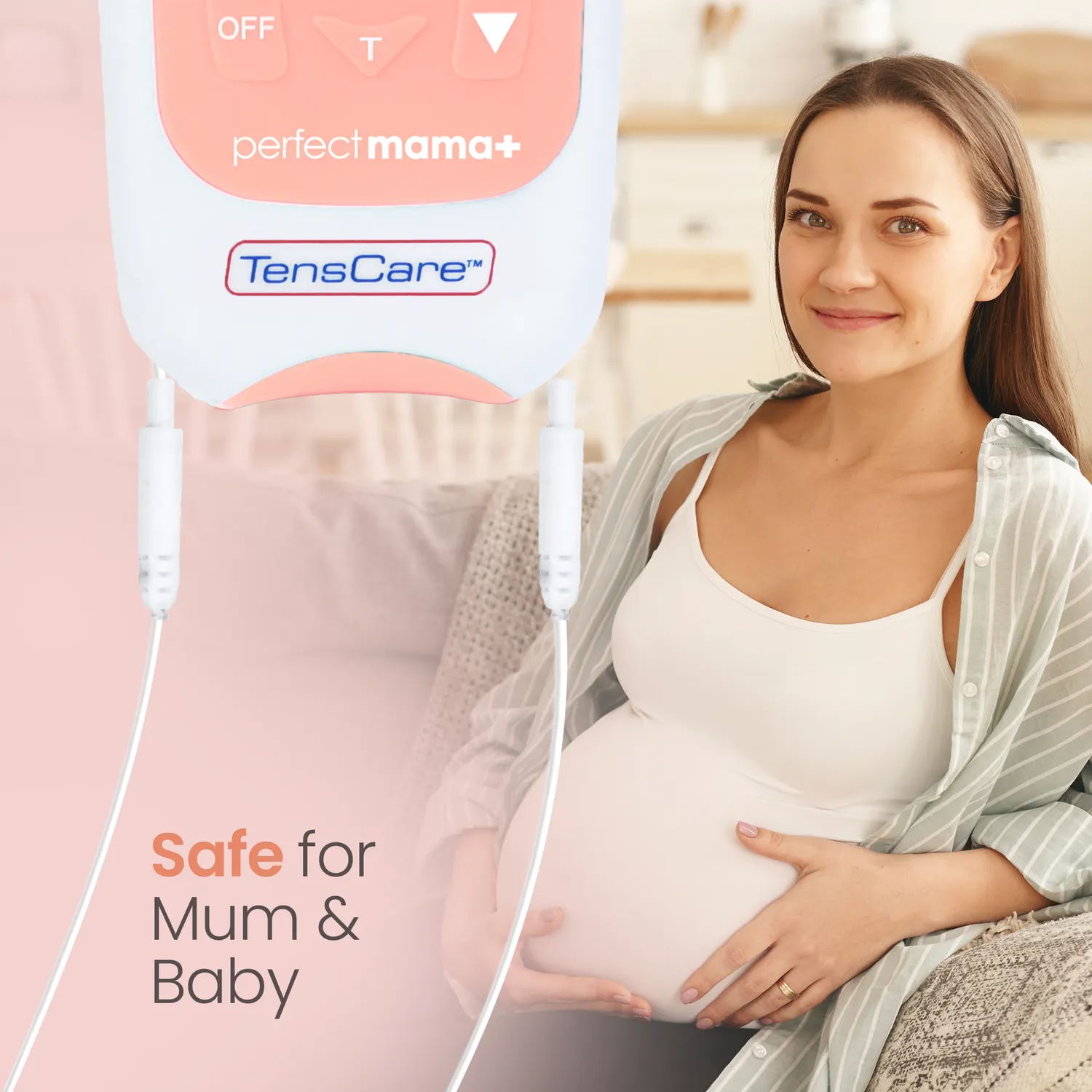 TensCare Perfect Mama+ appareil TENS accouchement minuteur sans médicament