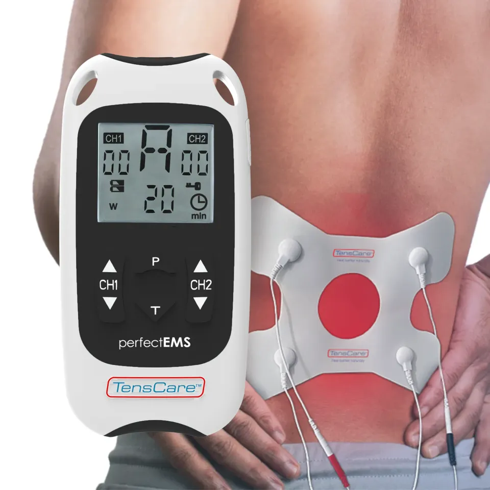 TensCare Perfect EMS électrostimulateur musculaire + électrodes dos