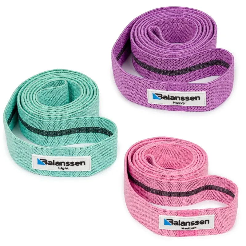 Balanssen Fabric Power Bands bandes de résistance tissu 3 pièces