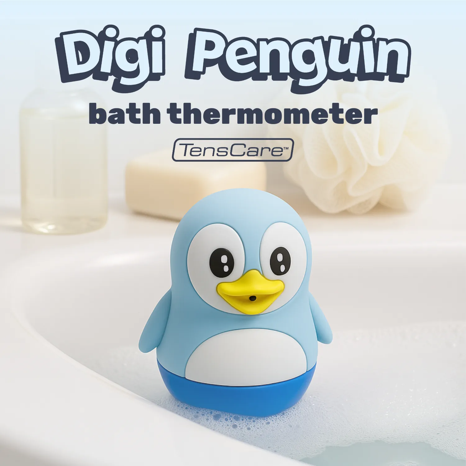 TensCare Digi Penguin thermomètre de bain bébé numérique