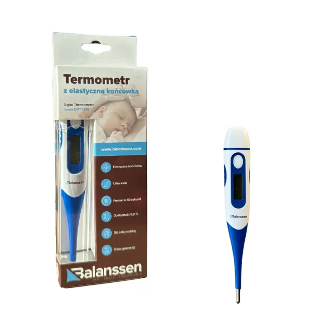 Balanssen DMT-4336 thermomètre numérique embout souple