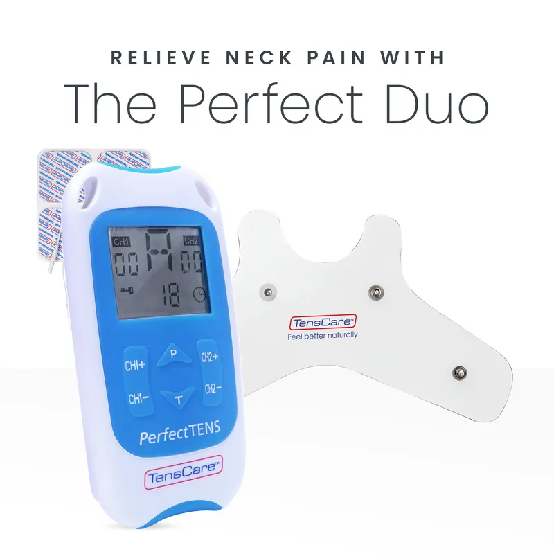 TensCare Perfect TENS électrostimulateur cervical avec électrodes