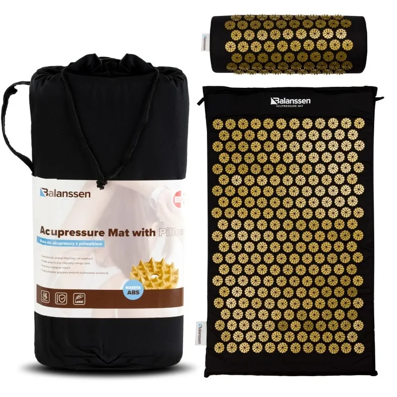 Balanssen tapis d’acupression avec coussin