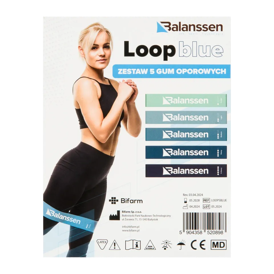Balanssen Loop bandes de résistance 5 pièces