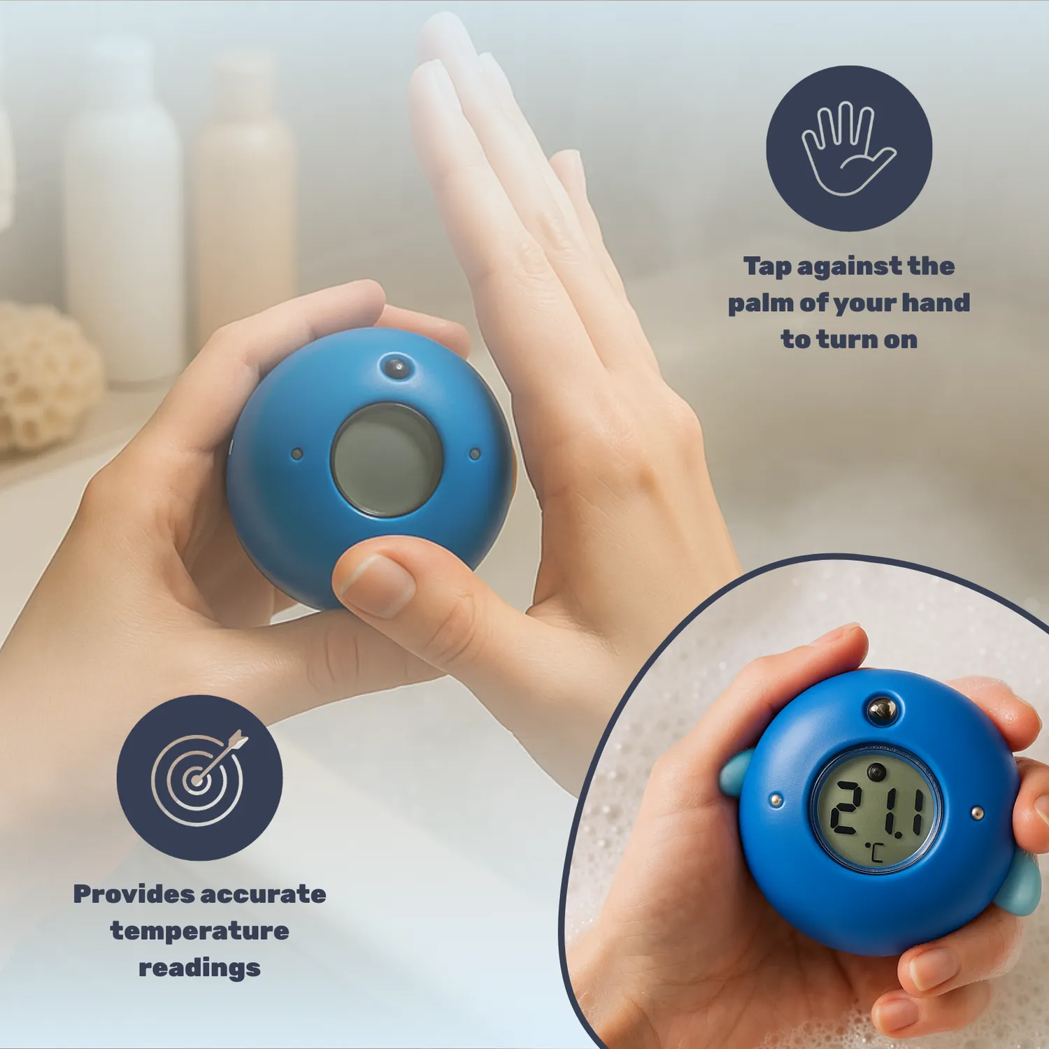 TensCare Digi Penguin thermomètre de bain bébé numérique