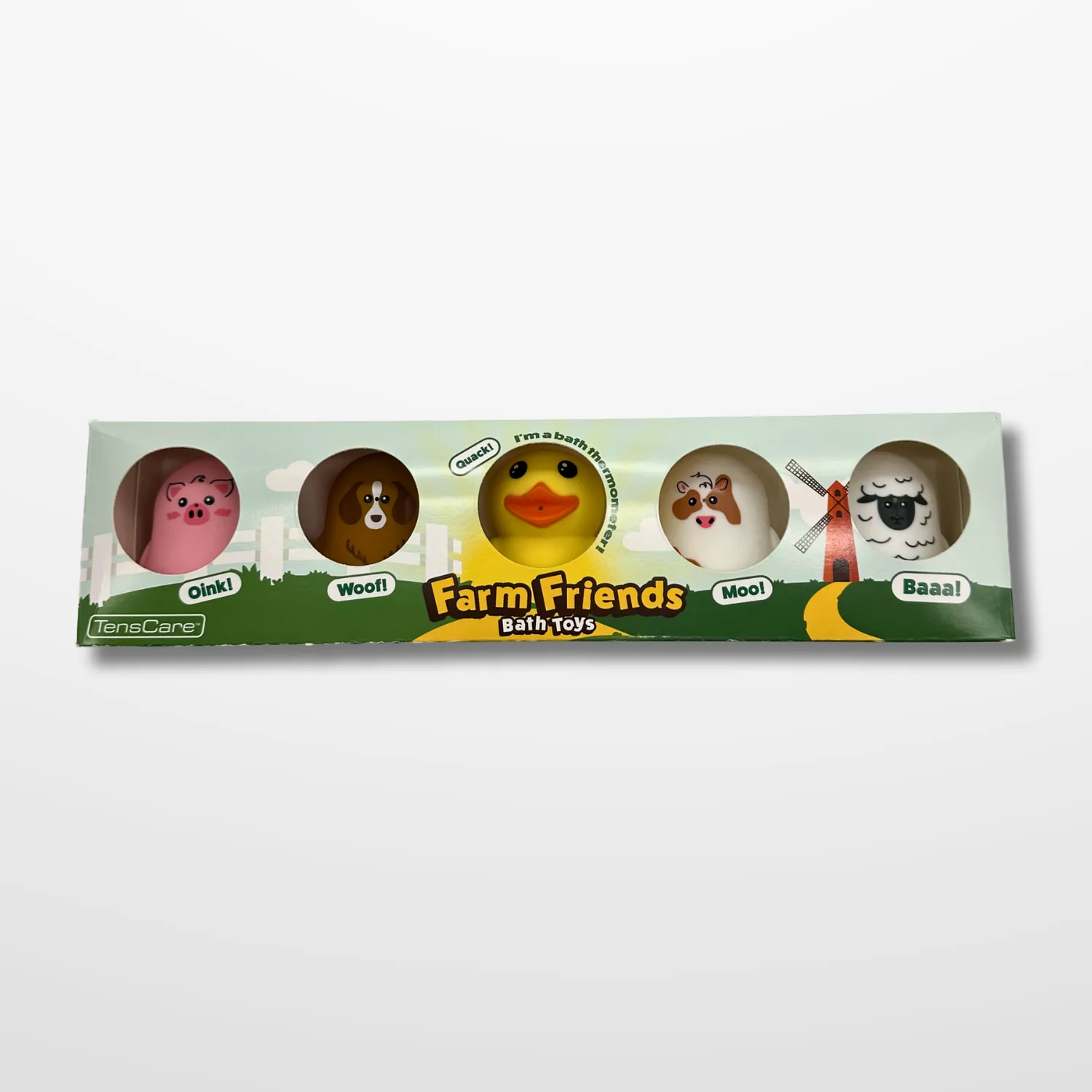 TensCare Farm Friends jouet bain thermomètre flottant