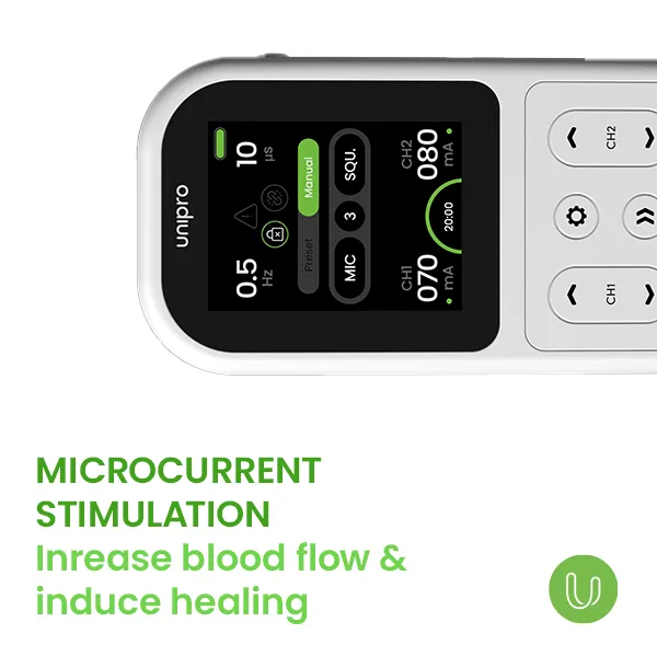 TensCare Unipro appareil électrothérapie TENS EMS rechargeable