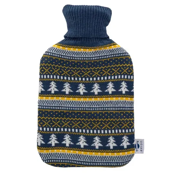 axion bouillotte avec housse tricot 33x20 cm