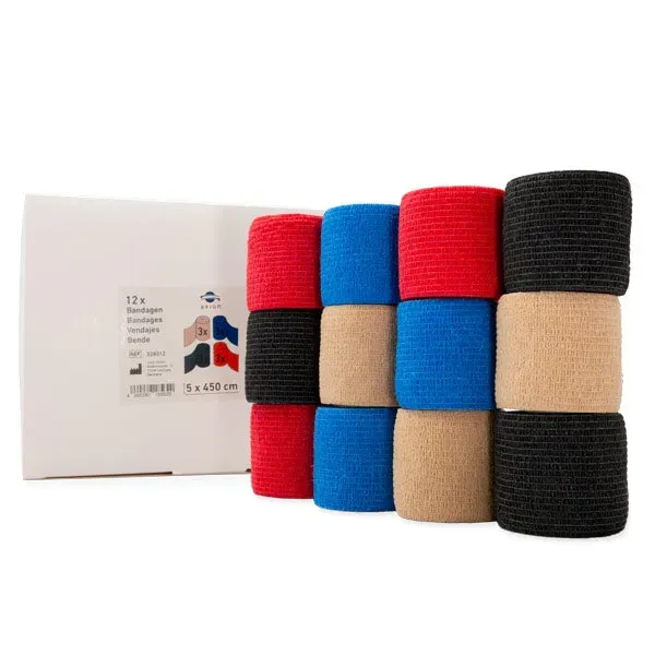 axion bandes adhésives 12 rouleaux 4 couleurs