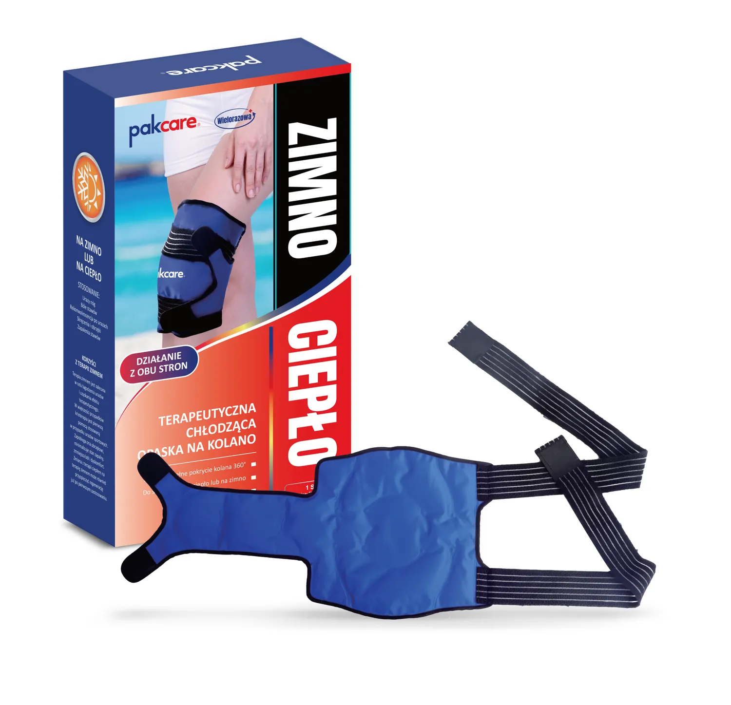 Balanssen compresse genou gel chaud-froid 56x26 cm