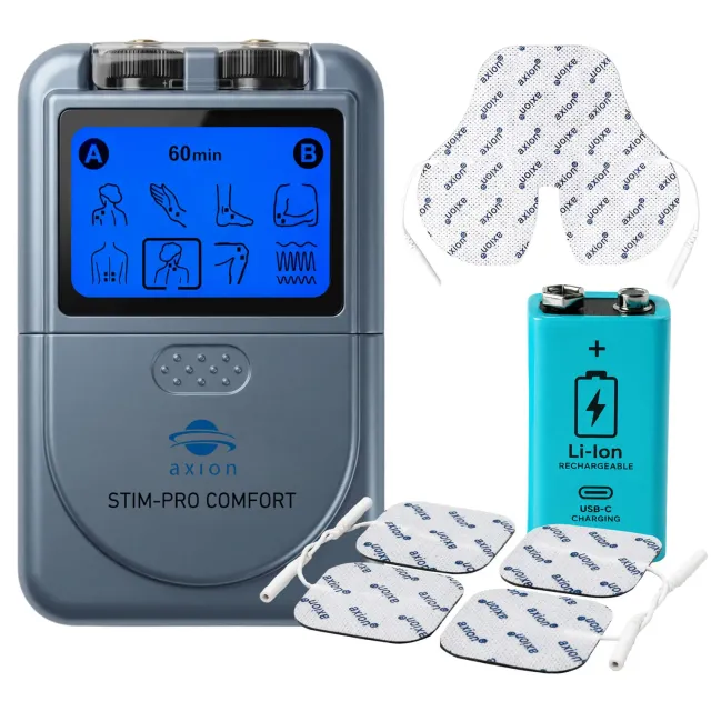 axion STIM-PRO Comfort+ électrostimulateur cervical pile 9 V
