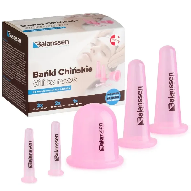 Balanssen ventouses chinoises en silicone visage cou décolleté