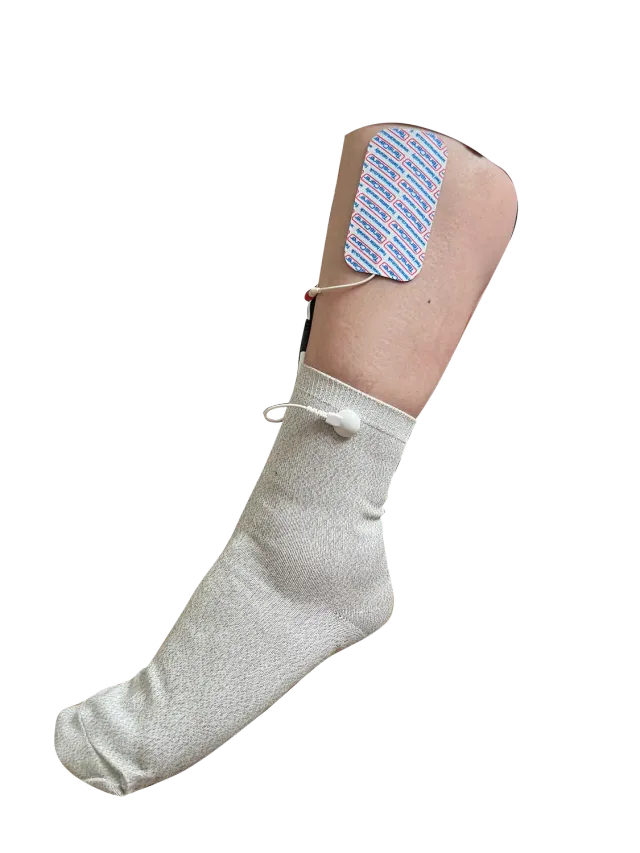 TensCare iSock électrode pied tissu conducteur