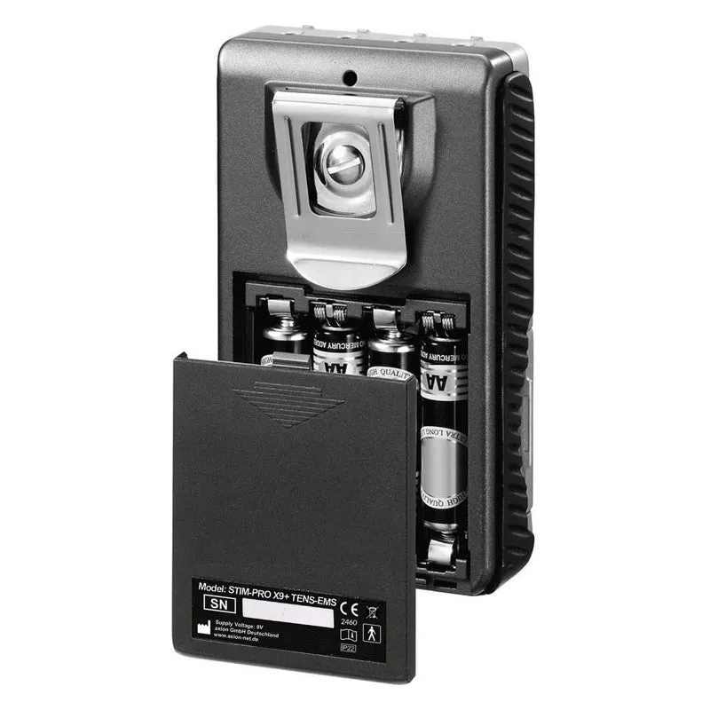 axion STIM-PRO X9 appareil TENS dos avec spray