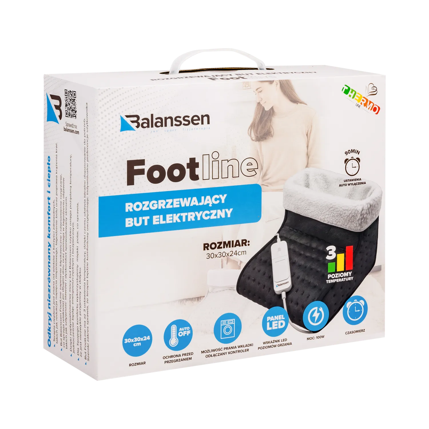 Balanssen FootLine Botte Chauffante Électrique 30x30x24 cm
