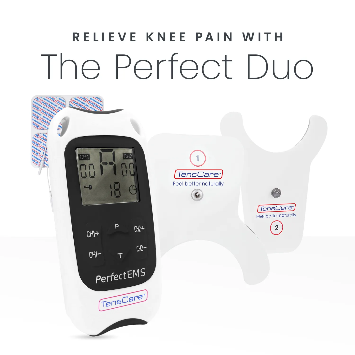 TensCare Perfect EMS électrostimulateur genou tonification