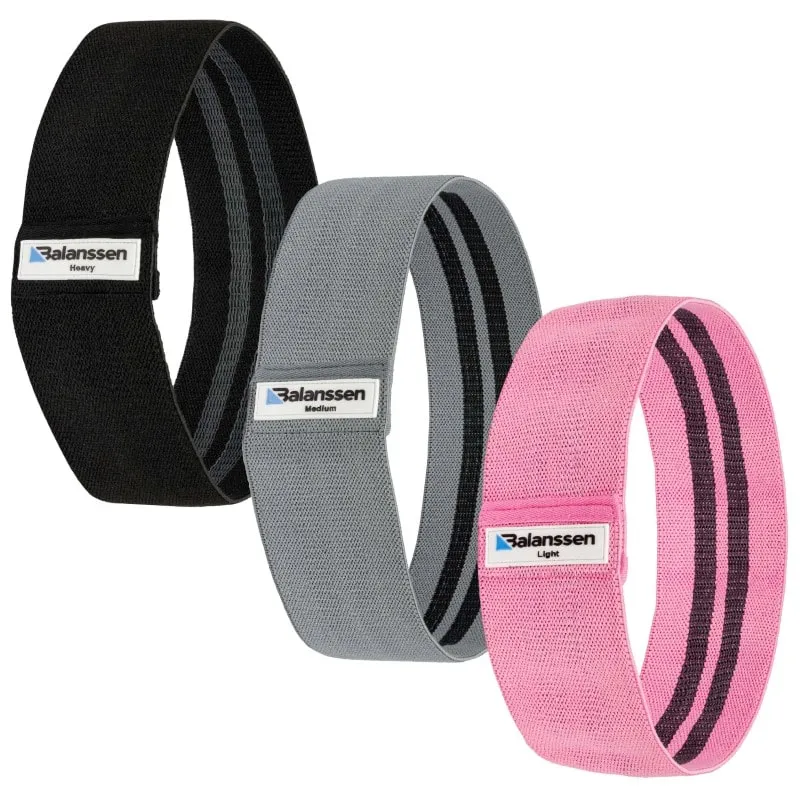 Balanssen Hip Band bandes résistance tissu x3