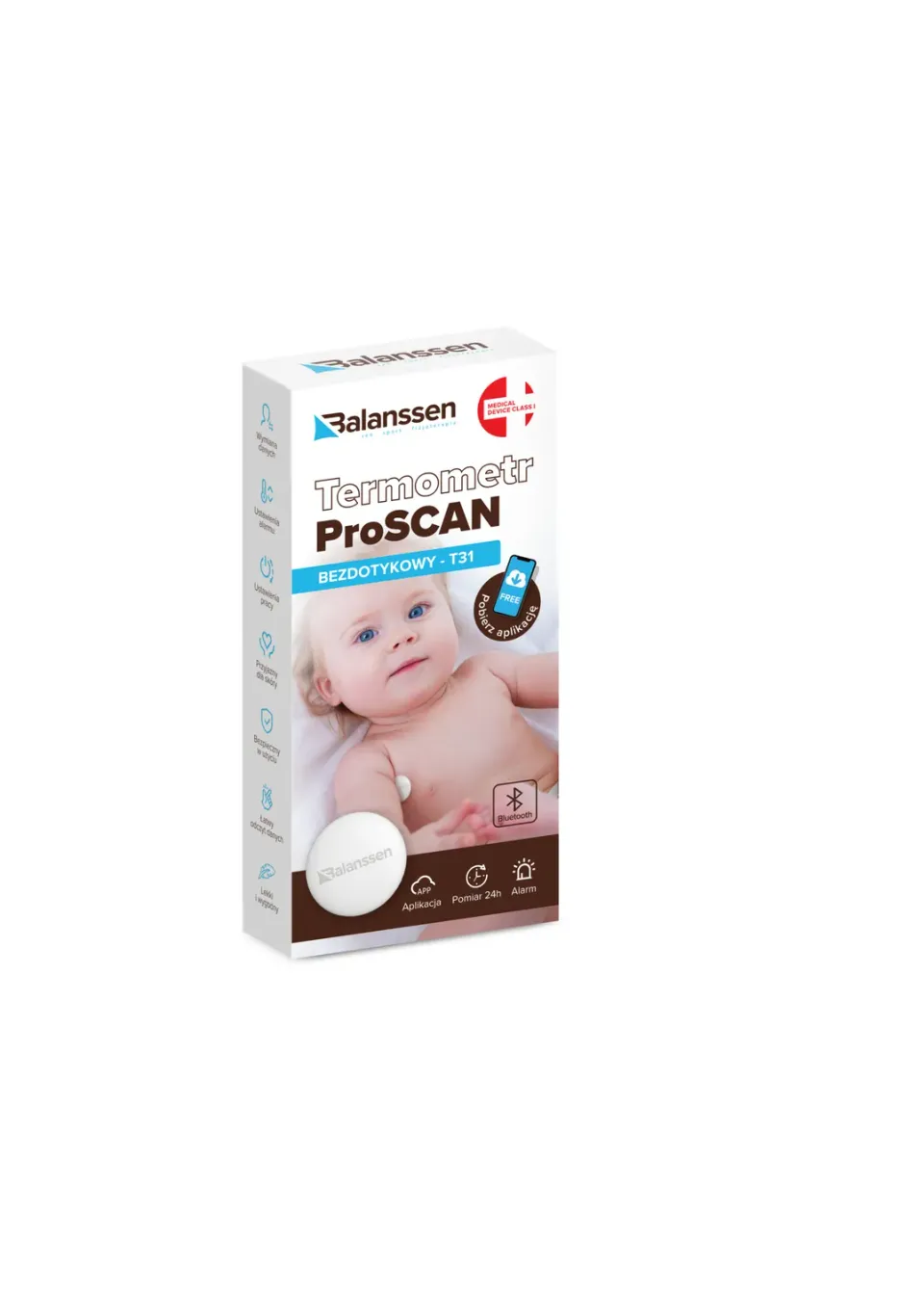 Balanssen ProSCAN Thermomètre Connecté Aisselle Continu
