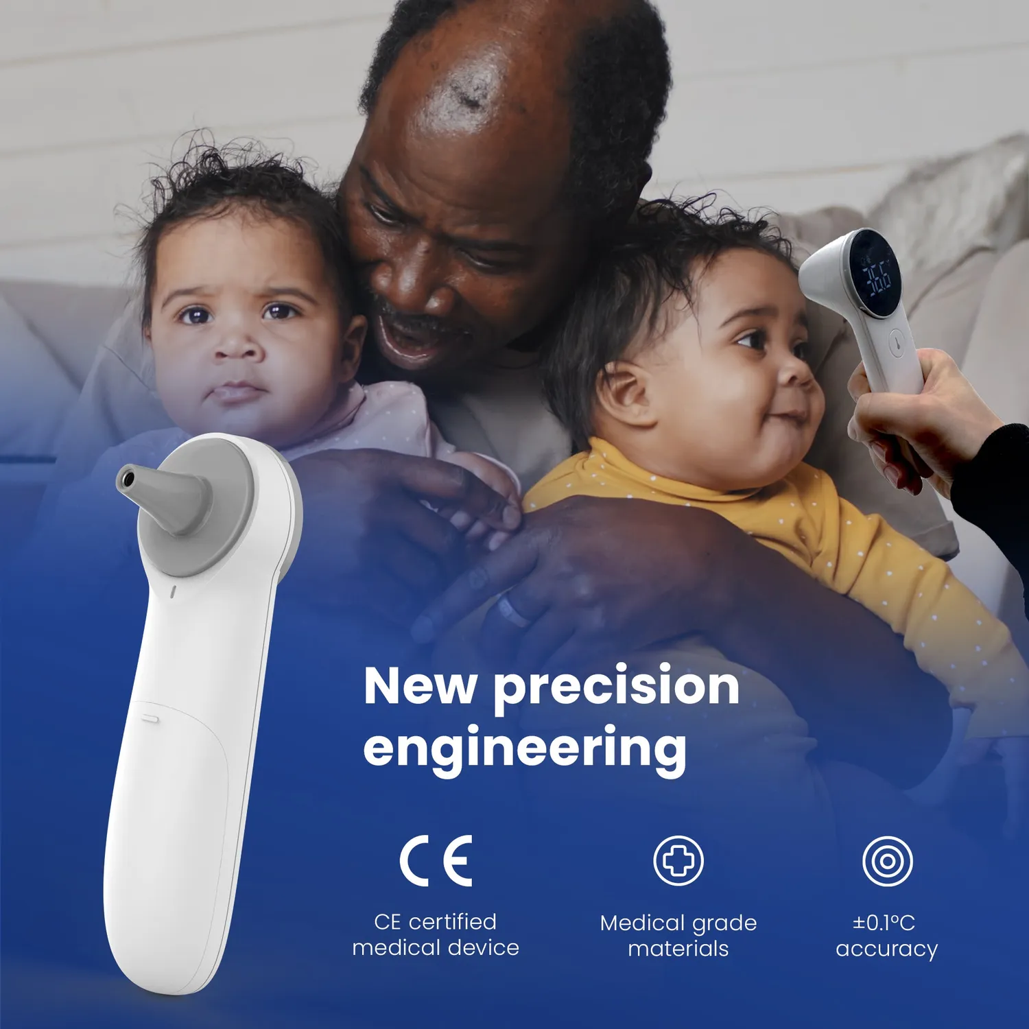 TensCare DigiTemp thermomètre infrarouge familial