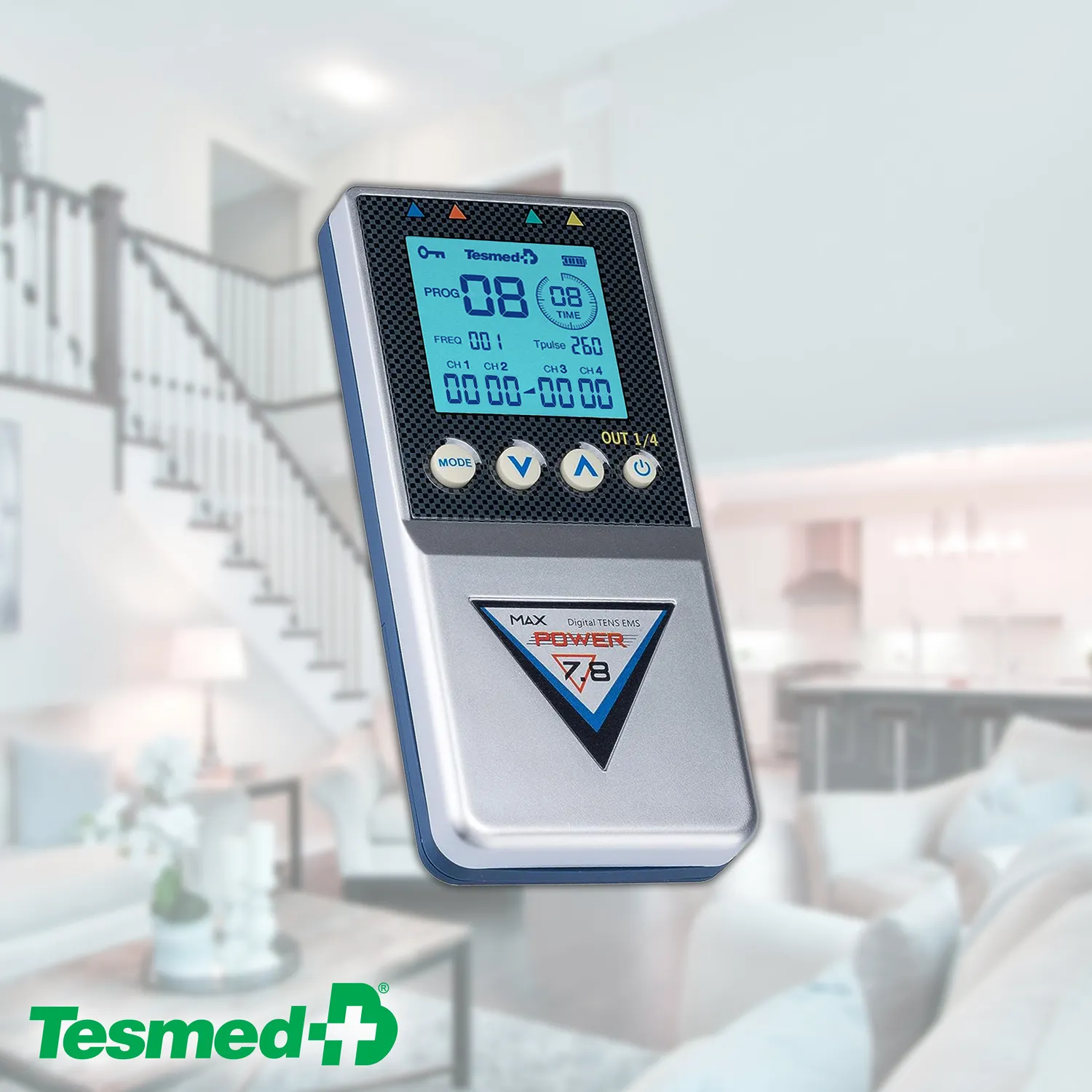 TESMED MAX 7.8 électrostimulateur 4 canaux 105 soins