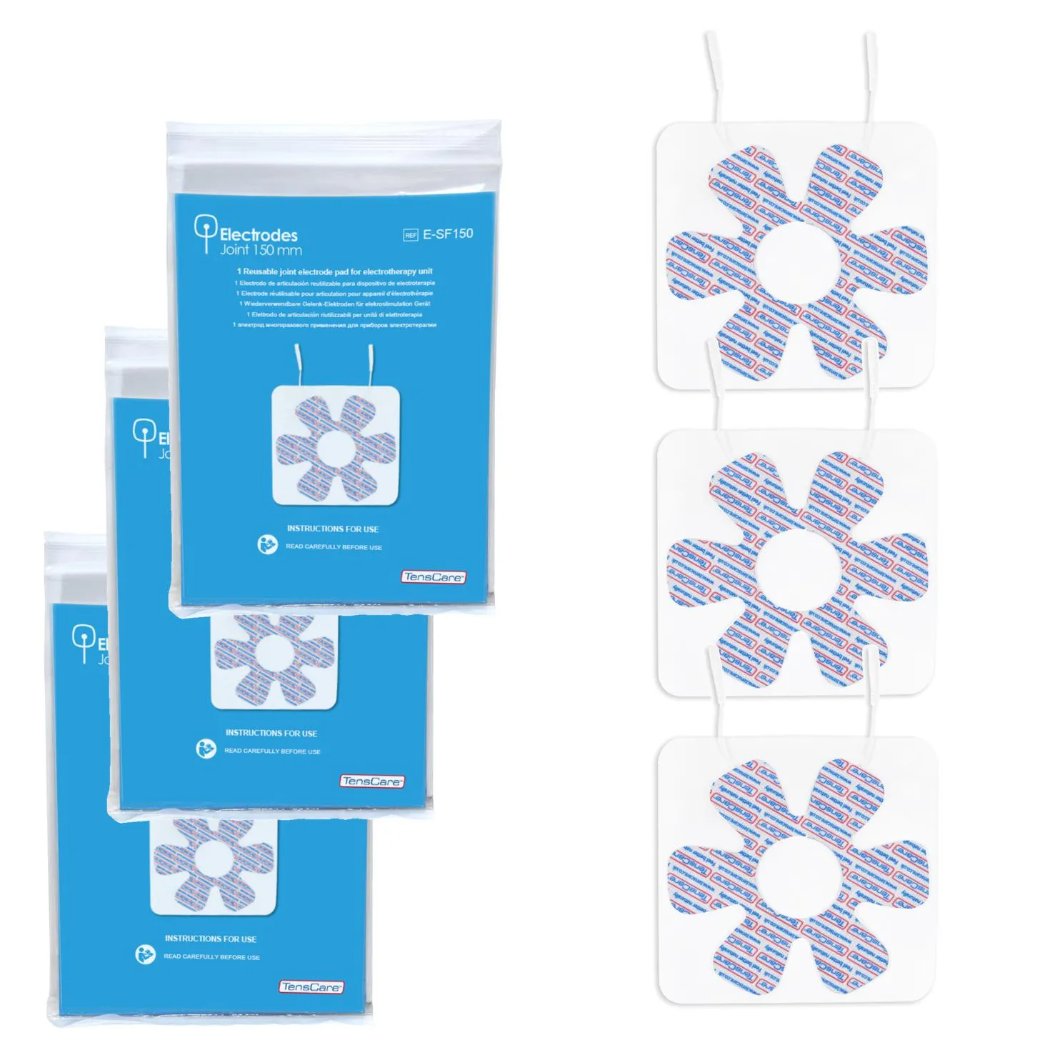 TensCare Joint électrode TENS flexible pour articulation