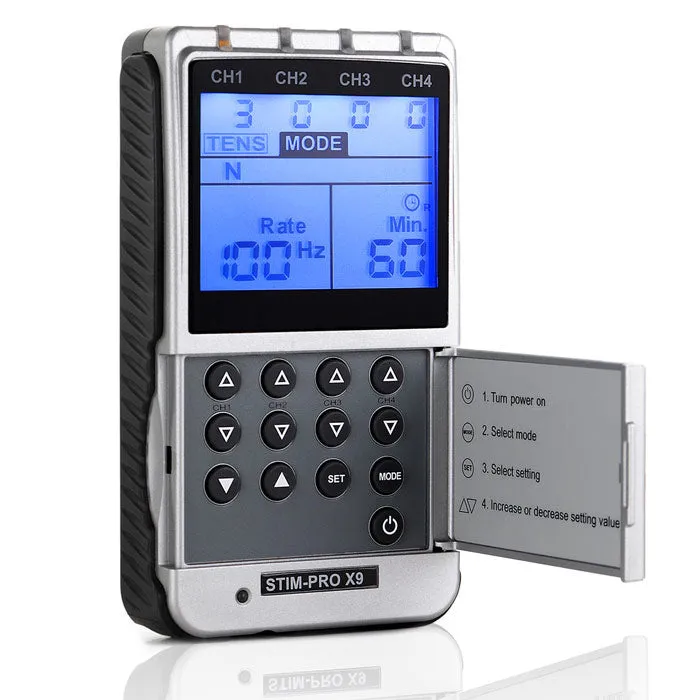 axion STIM-PRO X9 appareil TENS dos avec spray
