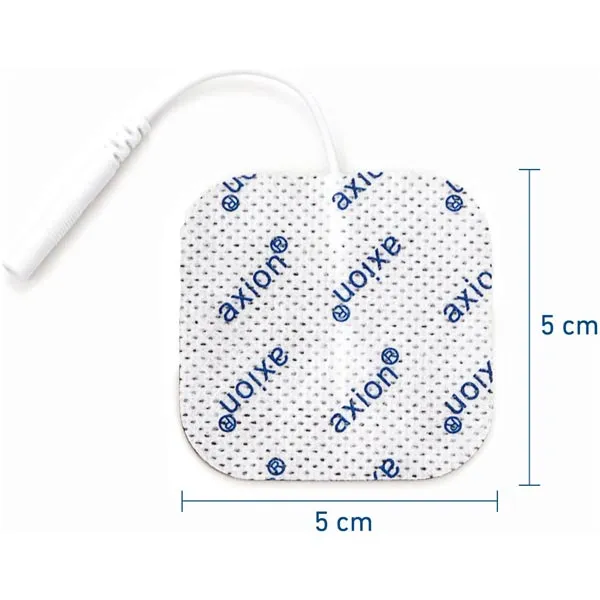 axion électrodes TENS EMS 5 x 5 et 10 x 5 cm 16 pièces