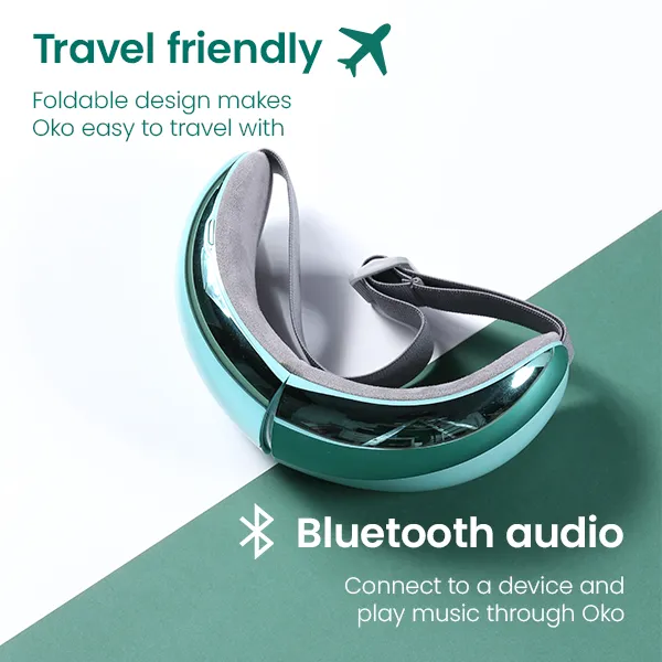 TensCare Oko masseur yeux chaleur vibration Bluetooth