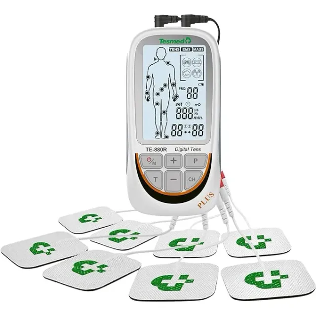 TESMED TE-880R Plus électrostimulateur 73 programmes 2 canaux
