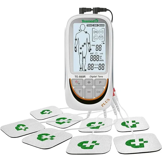 TESMED TE-880R Plus électrostimulateur 73 programmes 2 canaux