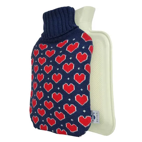 axion bouillotte avec housse tricot 33x20 cm