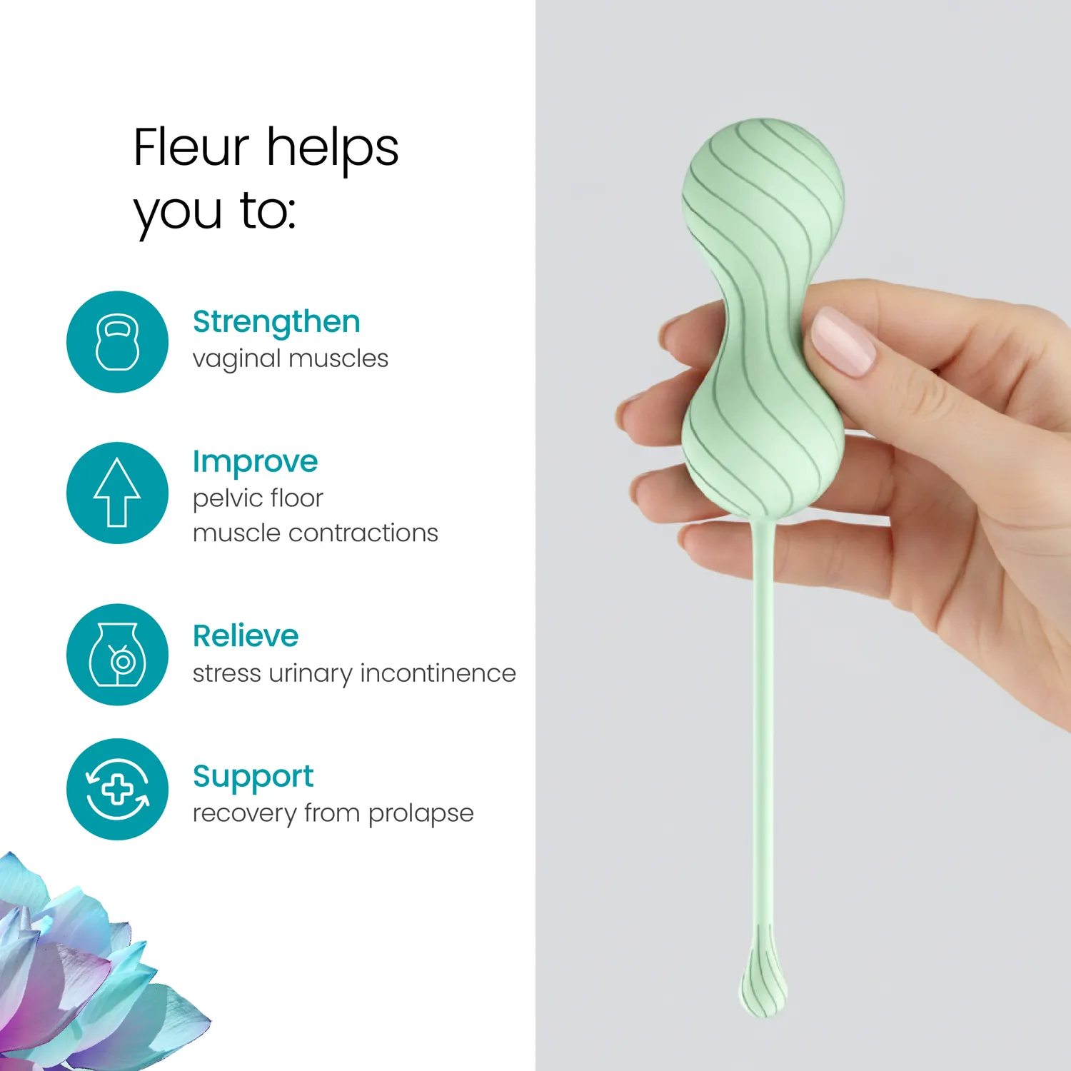 TensCare Fleur80 boules de tonification périnéale