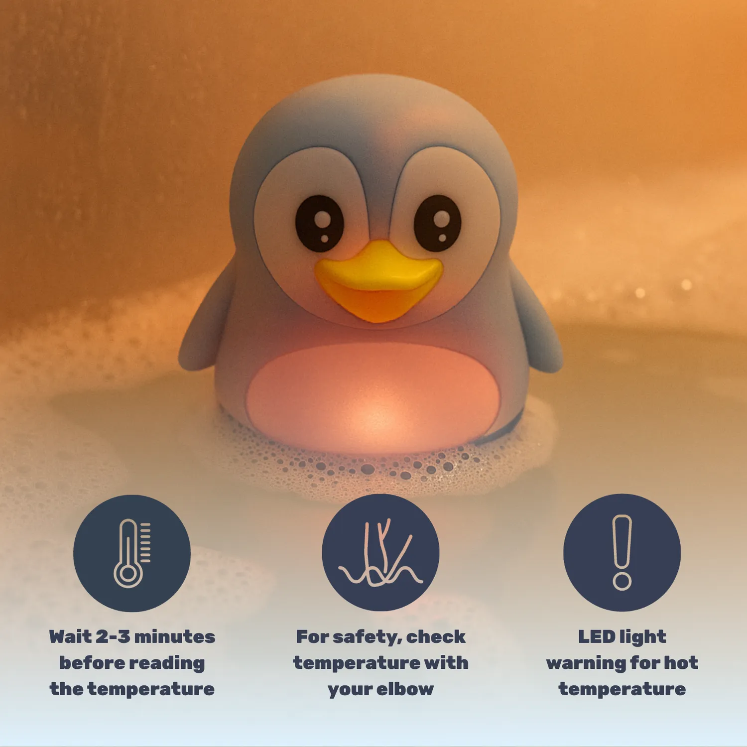 TensCare Digi Penguin thermomètre de bain bébé numérique