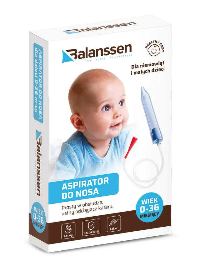 Balanssen Aspirateur nasal bébé 0–36 mois avec filtres